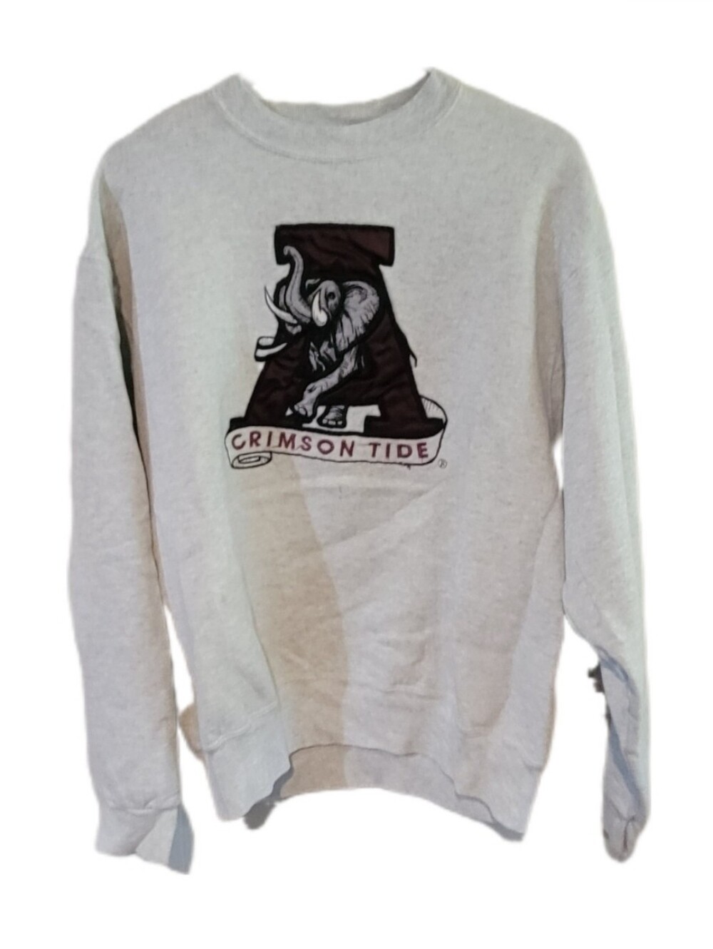 Vintage 90s Fruit Of The Loom University of Alabama Crewneck Sweatshirt Large